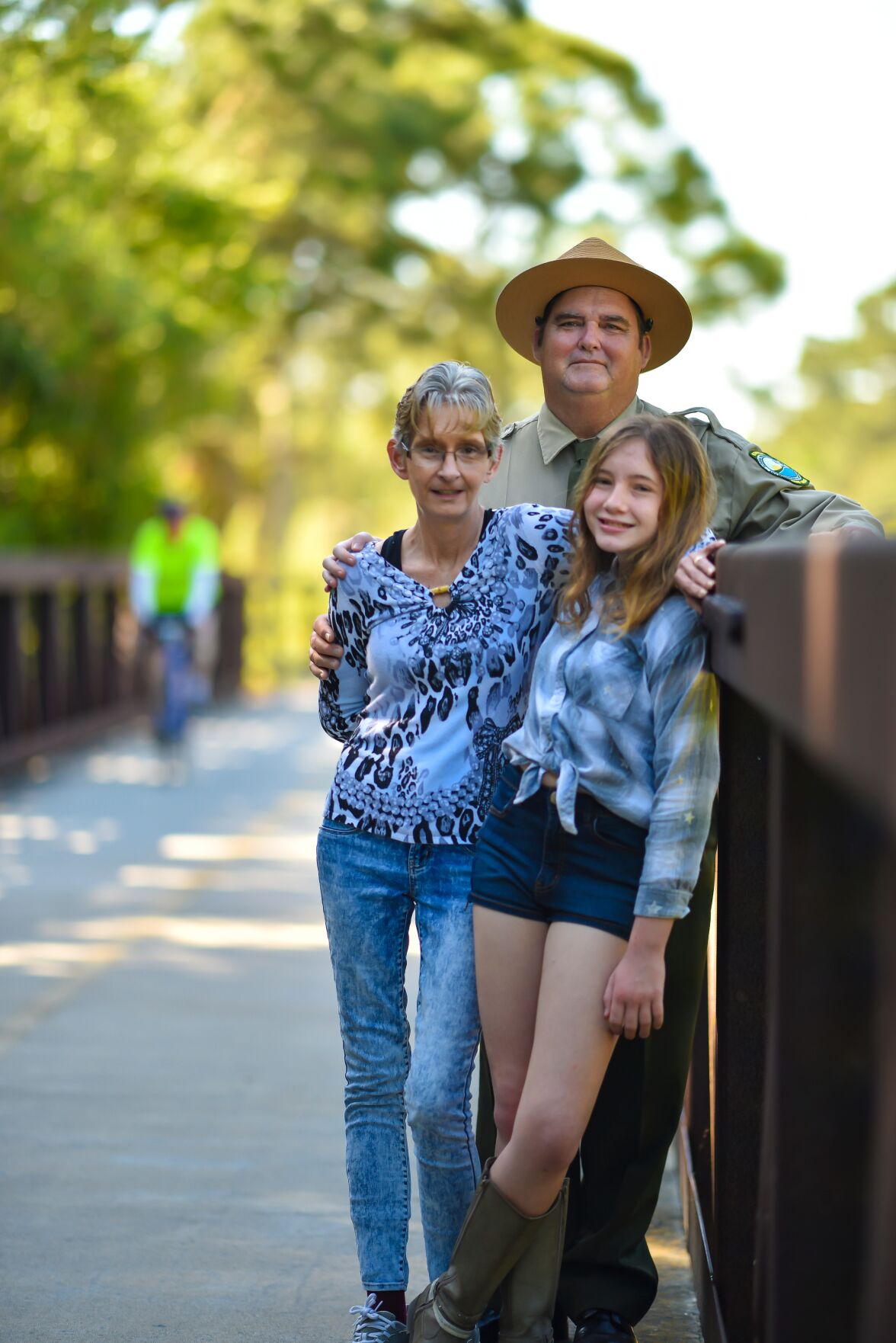 Serenity with grandparents at Oscar Scherer Park